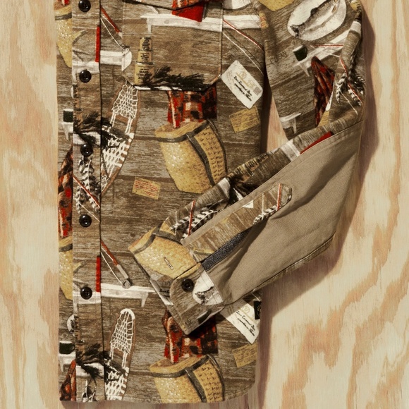 L.L.Bean x Todd Snyder Printed Chamois Shirt in Cabin Print New w/ tags! - Picture 2 of 2